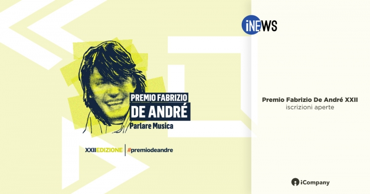 Premio Fabrizio De André XXII: iscrizioni aperte