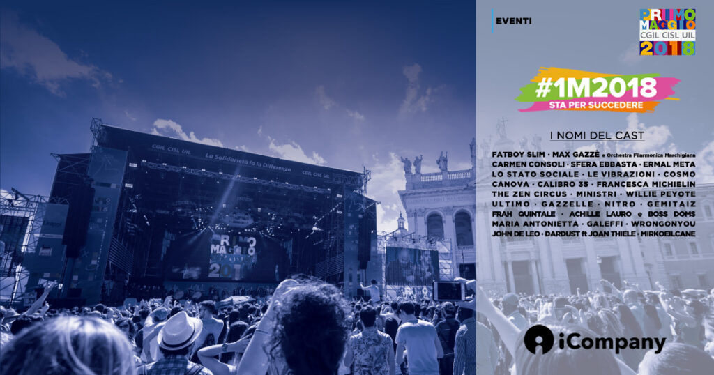 Concerto del Primo Maggio Roma 2018, i primi nomi del cast - iNEWS