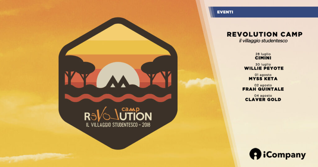 Revolution Camp 2018 - torna il villaggio studentesco - iNEWS