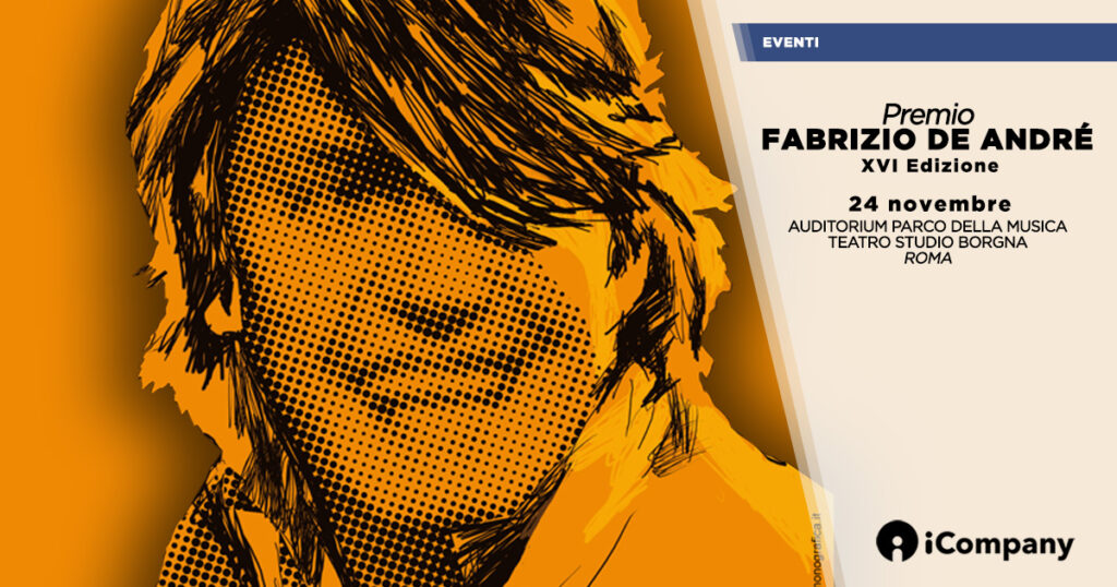Il 24 novembre a Roma va in scena il Premio Fabrizio De André - iNEWS