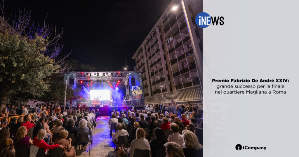 Premio Fabrizio De André XXIV: grande successo per la finale nel quartiere Magliana a Roma - iNEWS