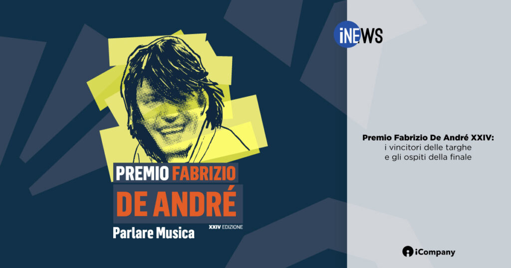 Premio Fabrizio De André XXIV: i vincitori delle targhe e gli ospiti della finale - iNEWS